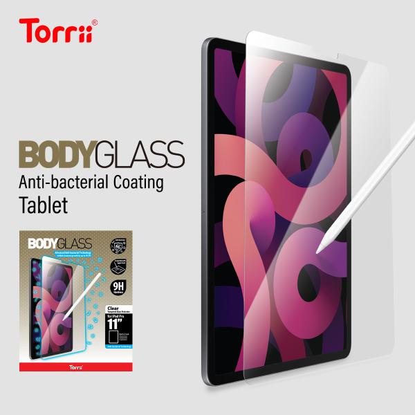 iPad Pro 11 2022 フィルム 日本製 AGC ガラス 抗菌 保護 ガラスフィルム [ ...