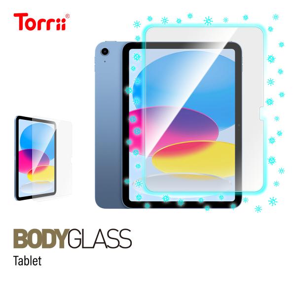 iPad 10.9 2022 ガラスフィルム 抗菌 9H ガラス 指紋 気泡 防止 ガラス フィルム...