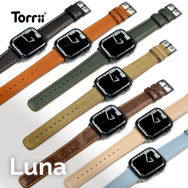 Apple Watch 8 SE2 7 41mm 40mm 38mm バンド 本革 シンプル ビジネ...