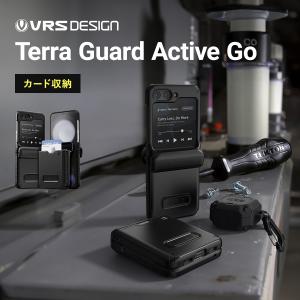 Galaxy Z Flip5 ケース カード 収納 付き 耐衝撃 スマホケース Samsung GalaxyZ サムスン ギャラクシー Z Flip5 SC-54D / SCG23 対応 VRS Terra Guard Active Go｜comwap