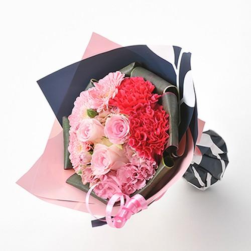 モンソーブーケ カラン （ピンク） お花 フラワーギフト プレゼント おしゃれ 御歳暮 お歳暮 夏ギ...