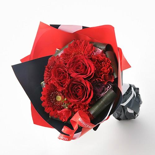 モンソーブーケ カラン レッド お返し ギフト 2025 プレゼント 花 お返し 御歳暮 お歳暮 夏...