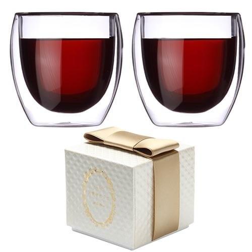 天現寺カフェ ティー + bodum PAVINA ペアグラスセット 結婚祝い 出産祝い お返し ギ...