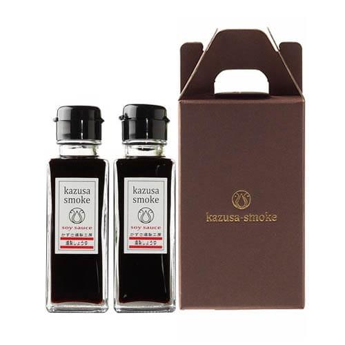 かずさスモーク 燻製しょうゆ2本セット お返し ギフトBOX入り 燻製しょうゆ 燻製調味料 燻製オイ...