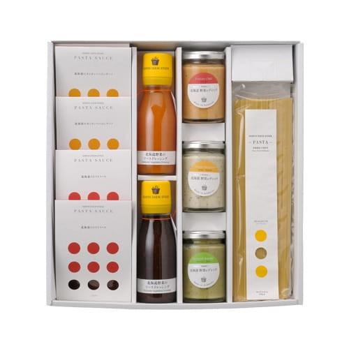 ノースファームストック 北海道野菜ディップ＆ドレッシング＋パスタセット [DDP-07] お返し ギ...