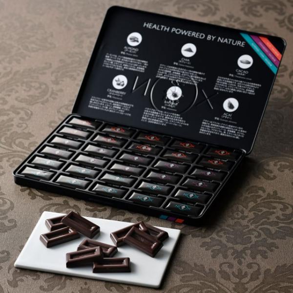 NOX プレミアムオーガニックチョコレート Mixed Edition 30粒入り ギフトセット 個...