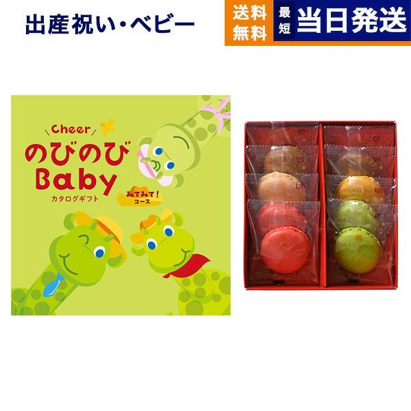 出産祝い カタログギフト 送料無料 のびのびBaby みてみて! +ダロワイヨ マカロンラスク詰合せ...