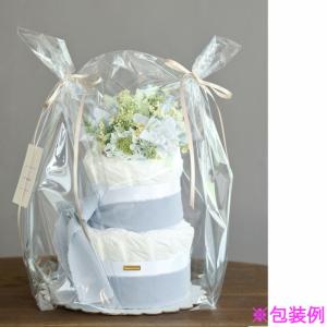 かわいい柄のおむつケーキ(うさぎ ブルー) 出...の詳細画像4