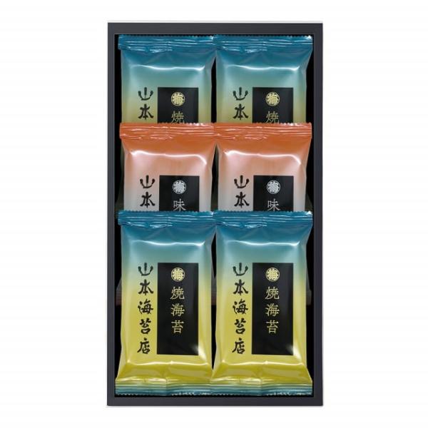 山本海苔店 銘々焼海苔・味附海苔 6袋詰合せ(Z44516) おにぎりのり のり 高級 贈答品 手土...