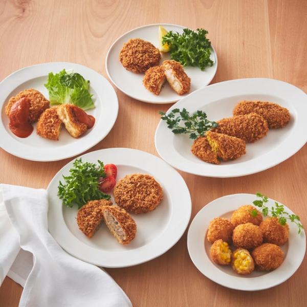 神戸コロッケ満喫5種セット 総菜 お取り寄せ / コロッケ 蟹クリームコロッケ カツ ミンチカツ カ...