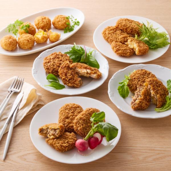 神戸コロッケ 食べ比べを愉しむセット 総菜 お取り寄せ クリームコロッケ カツ ミンチカツ ビーフコ...