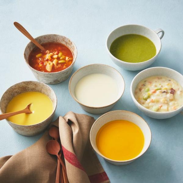 RFFF(ルフフフ) 野菜を6種のスープで楽しむセット 10種野菜のグリーンポタージュなど / クリ...