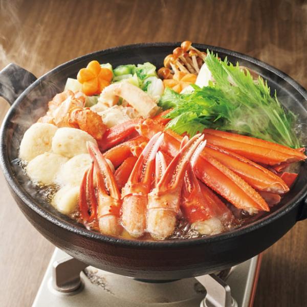 紅ずわいがに鍋セット / 紅ずわい蟹肩カット 紅ずわいがに脚 紅ずわいがに剥き爪 かにつみれ タレ ...