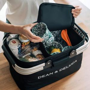 DEAN & DELUCA（ディーン&デルーカ） アルミハンドルクーラーバッグ ブラック　【ロゴ入りバッグ付き】