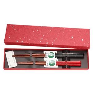 Christofle (クリストフル) Uni Chopsticks(ユニ ペア箸) ルージュ（赤