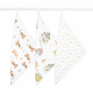 aden+anais（エイデンアンドアネイ） ウォッシュクロス（3枚組セット） イヤー・オブ・ザ・タイガー[AWCC30006J] 出産祝い ギフト お祝い プレゼント 誕生日 ベ