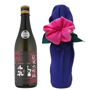 人気一 純米大吟醸 720ml 風呂敷包装 -福島の地が育てた こだわりの酒- 各種お祝い ご贈答におすすめです 風呂敷包みギフト代引不可 お返し