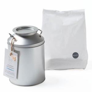 洗剤 お返し ギフト とみおかクリーニング 洗濯洗剤 ミルク缶 入り &amp; 詰め替え 800g セット お祝い 内祝い 引き出物 結婚祝い