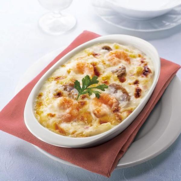 帝国ホテル エビのマカロニグラタン4食セット(IEG-50) 【冷凍食品】 惣菜 高級 内祝い 結婚...