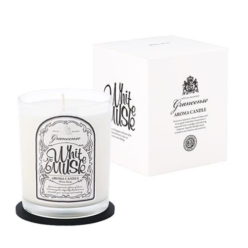 Grancense（グランセンス）キャンドル（ホワイトムスク） ギフト プレゼント おしゃれ 母の日...