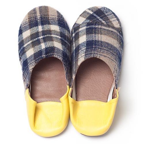 Birth DESIGN バース デザイン ハンドメイド バブーシュ フランネル ネイビー お返し ...