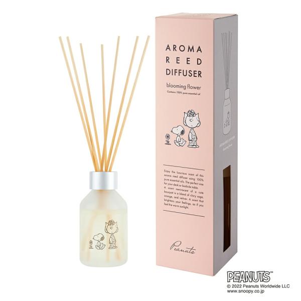 PEANUTS（ピーナッツ） アロマリードディフューザー ＜ブルーミングフラワー＞ ギフト お返し ...
