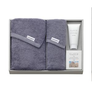 CLAYD（クレイド）＆TOWEL SET 〔CY2713〕 ギフトセット お返し プレゼント 贈り物 プチギフト お祝い 内祝い ボディケア ソープ タオル おしゃれ ギフト