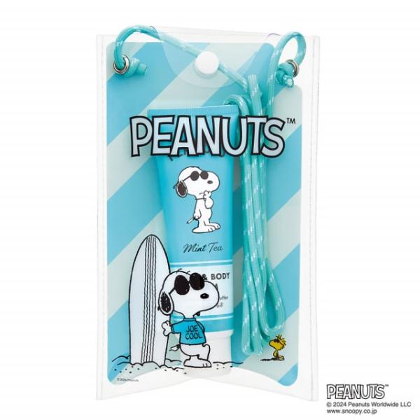 PEANUTS ピーナッツ ハンド＆ボディークリーム ＜ミントティー＞ マルチケース付き ギフト お...
