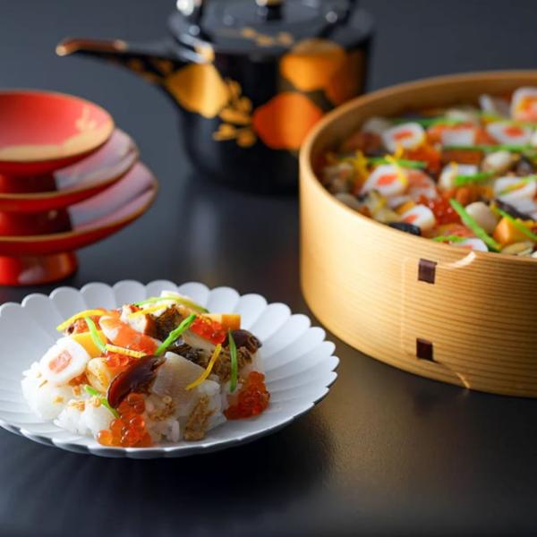 下鴨茶寮 華ちらし寿司(3人前) 寿司飯(うるち米(国産)、合わせ酢、もち米(国産)、その他)、いく...