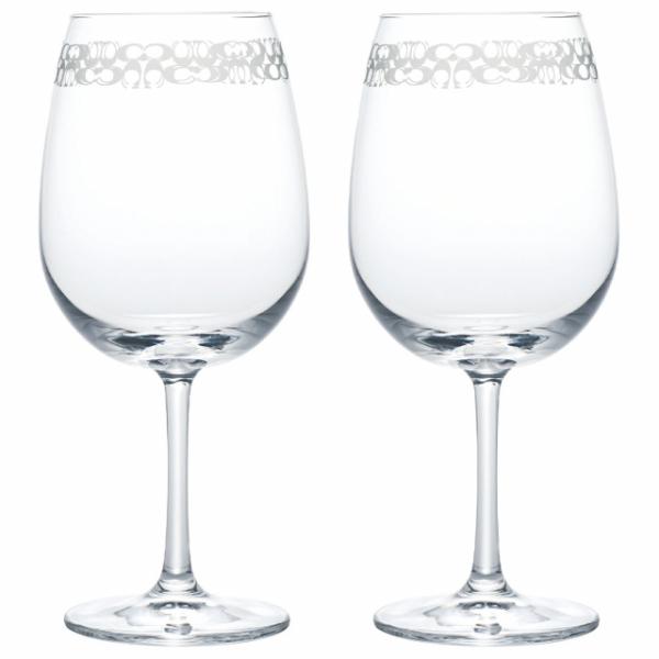 COACH(コーチ)ワイングラス ペア 送料無料 テーブルウェア テーブルウェア 結婚祝い 新築祝い...