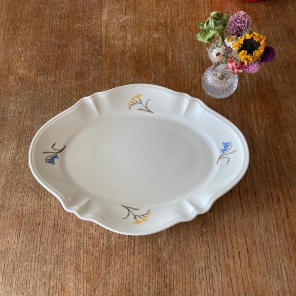 スタジオエム ディナープレート ミニャルディーズ プレートＬ オーバル 花柄 スタジオM’ 食器 皿...