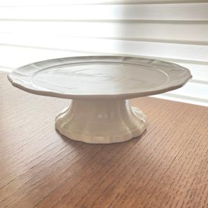 ケーキスタンド デザートスタンド モッサー ミルクグラス 直径30cm