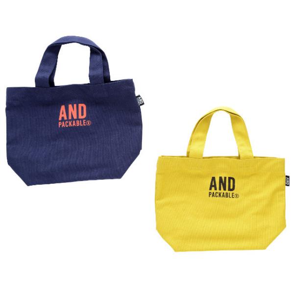 ランチトート コンビニバッグ エコバッグ ランチバッグ コットン 綿 アンドパッカブル アウトドア ...