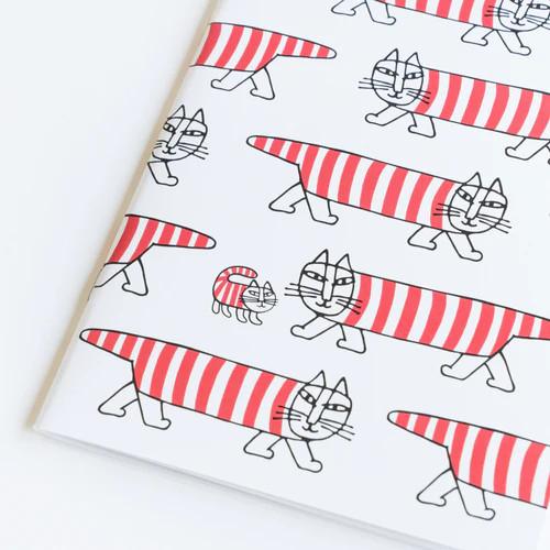 リサラーソン ノート マイキー A5中綴じ ねこ 北欧