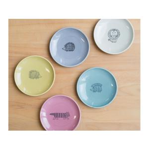 リサラーソン 小皿5枚セット ファイブプレートセット　マイキー /ハリネズミ/ライオン ねこ 猫 ネ...