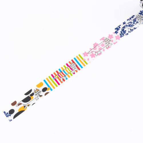 リサラーソン マスキングテープ マイキーパターン 15mm マステ カモ井加工紙 mt 猫 lisa...