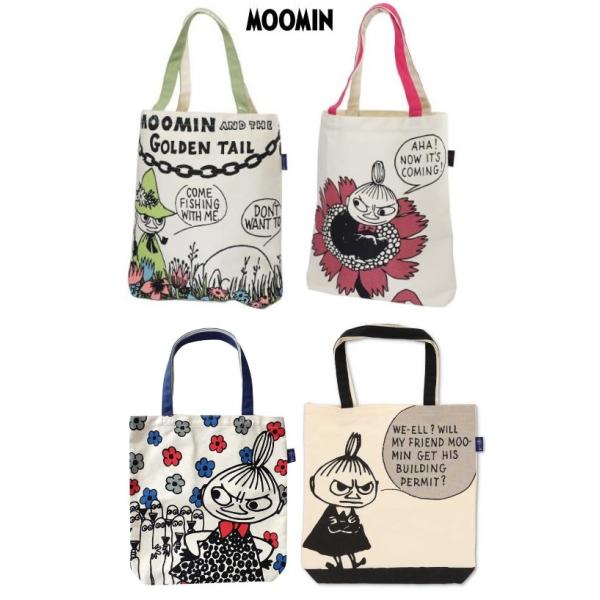ムーミン トートバッグ リトルミイ エコバッグ キャンバス グッディバッグ ポケット付 サブバッグ ...