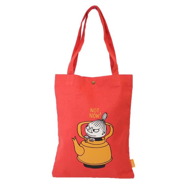 ムーミン トートバッグ リトルミイ エコバッグ キャンバス ポケット付 サブバッグ 帆布 北欧 mo...