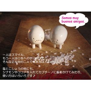 陶芸作家Lola Goldsteinのソルト＆ペッパーシェイカー アミーゴス アルゼンチンデザイン