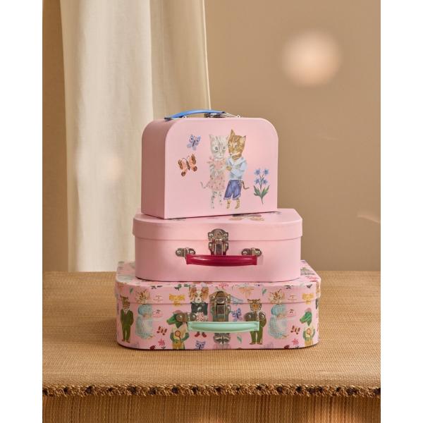 ナタリーレテ バッグ 3個セット スーツケース ピクニックバスケット ナタリーレテ ままごと ピンク