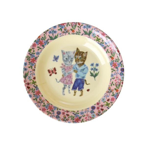 ナタリーレテ サラダボウル 皿 食器 メラミン フルーツボウル シリアルボウル ねこ rice ライ...