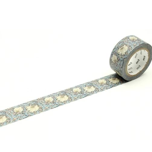 ウィリアムモリス マスキングテープ Pimpernel mt カモ井加工紙 20mm マステ 壁紙