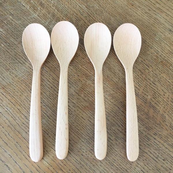木のスプーン L ビーチ カレースプーン 北欧インテリア プレゼントに ナチュラルデザイン 木の食器