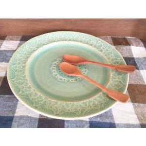 ぬくもりのある木のスプーン アイスクリームスプーン サオ ヴィンテージ 北欧インテリア プレゼントに...