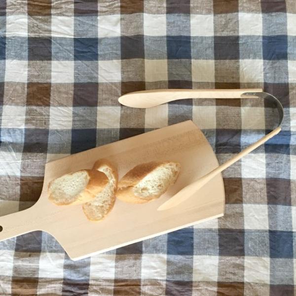 ぬくもりのある木のトング 木製カトラリー ハードメープル パントング サラダトング 北欧インテリア ...