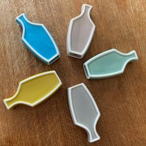 花瓶  花色 hanairo ふちどり ミニ 一輪挿し フラワーベース 花器 小田陶器 ニュアンスカラー 美濃焼 白磁器 日本製