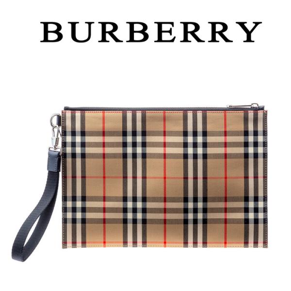 バーバリー iPadポーチ メンズ アーカイブベージュ チェック柄 BURBERRY 8014989...