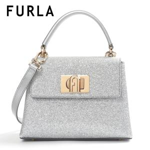 フルラ ハンドバッグ／ショルダーバッグ 2WAY レディース グリッター シルバー FURLA 1927 ミニ トップハンドル WB00109 A0055 AR000｜concerto