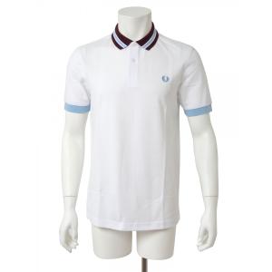 FRED PERRY フレッドペリー メンズ 半袖 ポロシャツ M9521 100 ホワイト