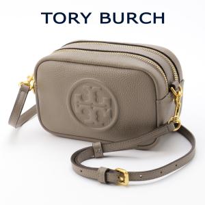 トリーバーチ ショルダーバッグ グレー ペリー ボンベ ミニバッグ TORY BURCH GRAY HERON 55691 1119 082｜concerto